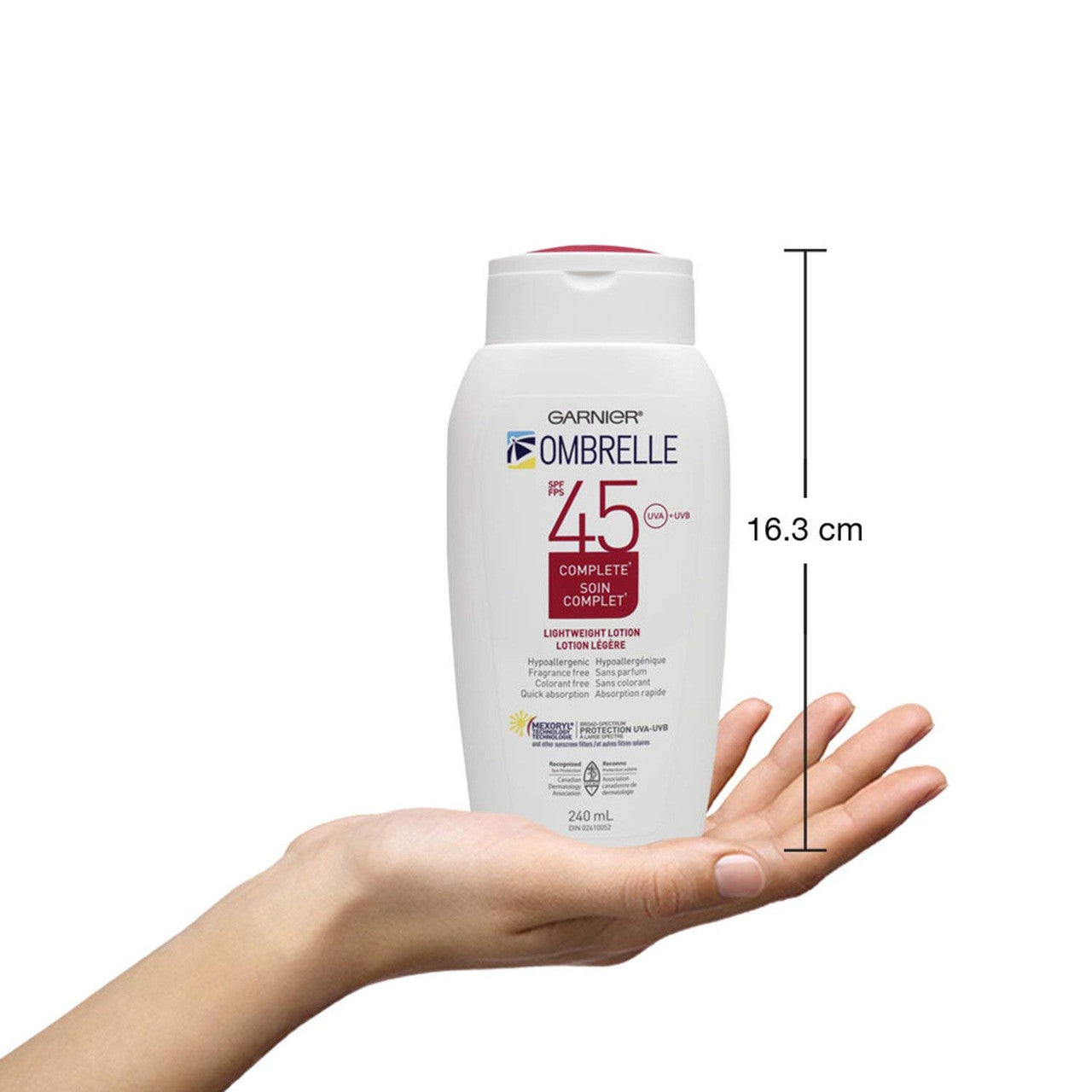 L'Oreal Ombrelle Sunscreen SPF 45 w/ MEXORYL LARGE 8 oz size Blocks UVA & UVB